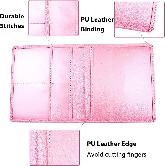Car Registration and Insurance Holder, 5.5 x 5 Inch PU Leather Vehicle Glove - Image 2