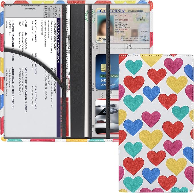 LumiMokki Premium Car Registration & Insurance Card Holder by LumiMokki