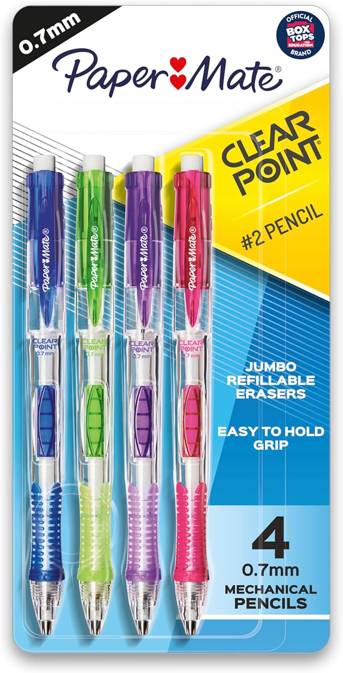 Paper Mate Clearpoint Mechanical Pencils, 0.7mm HB #2 Lead, Note Taking by Unknown