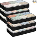 6 Pack Under Bed Storage Containers Organizer, Large Capacity Underbed Clothes by BuddingJoy-BuildaJoyfulLifeforYou