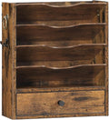 HOOBRO Wall File Organizer, Mail Organizer Wall Mounted, Wooden Literature by HOOBRO