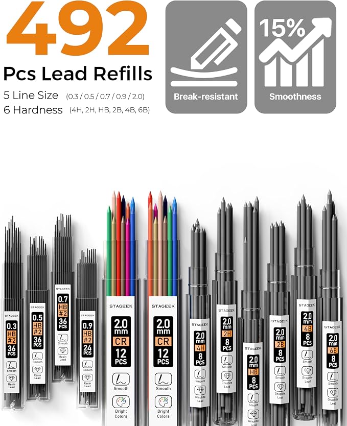 STAGEEK Mechanical Pencil Set - Image 3