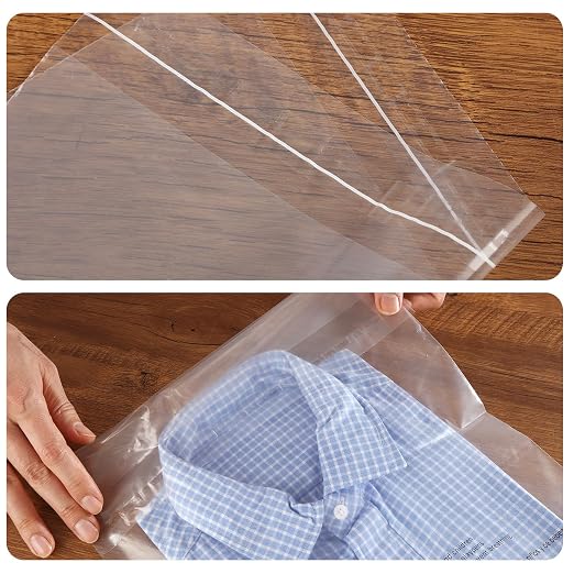 iMailer - 100 Count - 10" x 13" Clear Poly Bags - Image 4