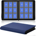 Toploader Binder, Trading Card Binder Storage Hold up 288 Cards 9-Pocket Top by MOSLA