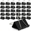 60 PCS 3 Inch Extra Large Jumbo Binder Clips – Sturdy Black Metal Paper Clamps by Unknown