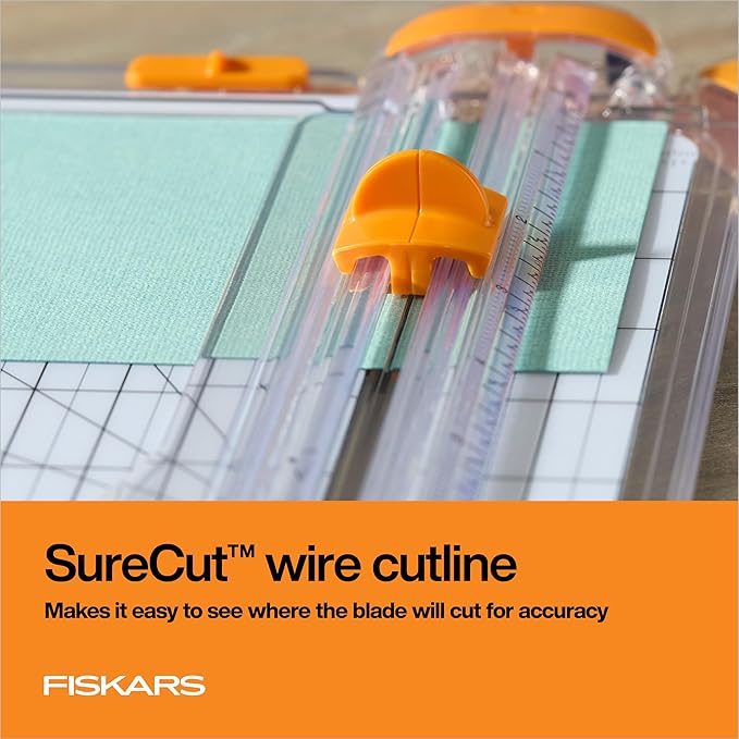 Fiskars Precision Paper Trimmer, Easy and Accurate Crafting Tool, Cuts Straight - Image 3
