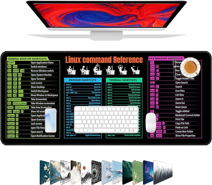 Galdas Gaming Mouse Pad XXL XL Large Long Extended Big Mousepad Non-Slip Rubber by Galdas