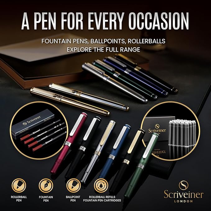 Scriveiner Stainless Steel Ballpoint Pen - Image 6