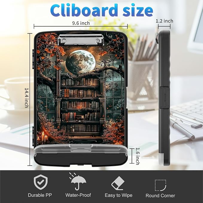 Clipboard with Storage, Clip Boards 8.5x11 with Storage High Capacity Nursing - Image 4