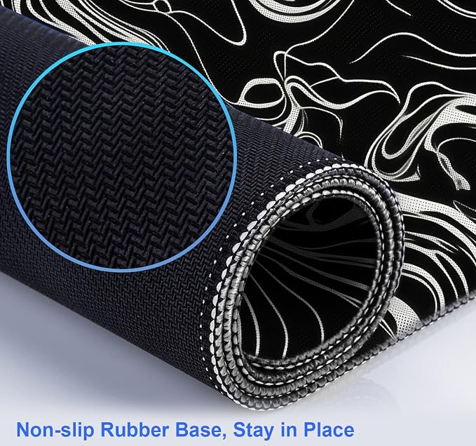 Marble Patterned XL Gaming Mouse Pad, Suitable - Image 7
