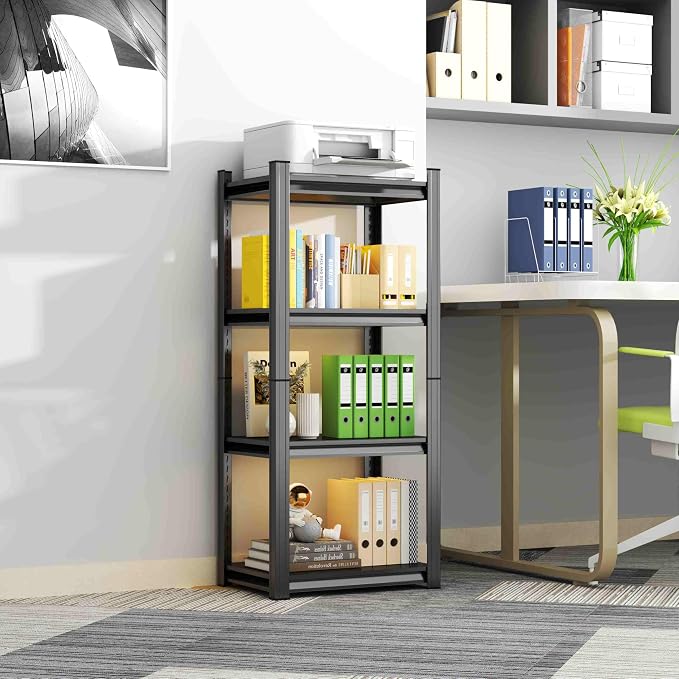 Printer Stand, Heavy Duty 4-Tier Steel Shelving Unit by Notmise
