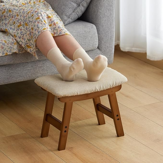 Foot Stool Ottoman Foot Rest Under Desk, Small Stool by Furshus