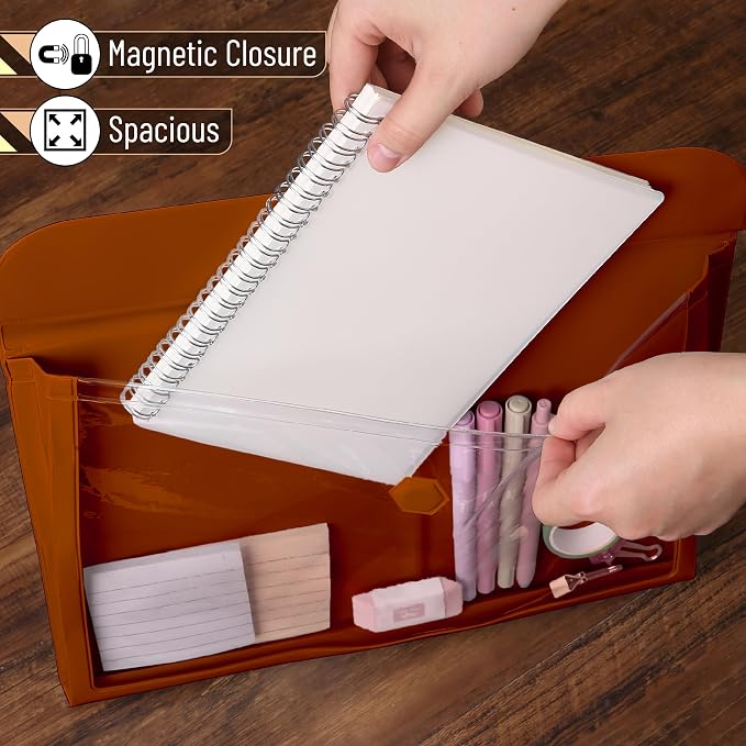 Mr. Pen- File Folder, Letter Size | Clear Plastic Folders - Image 4