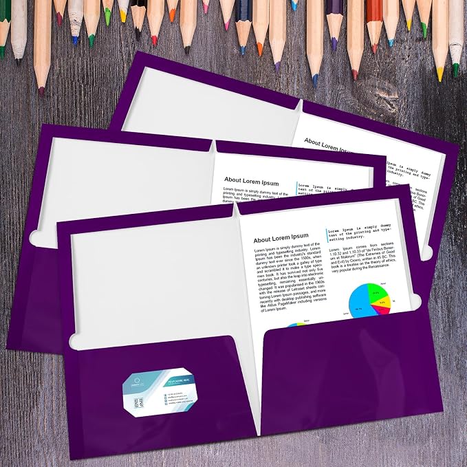 Yeaqee 200 Pack Folders Bulk - Image 5