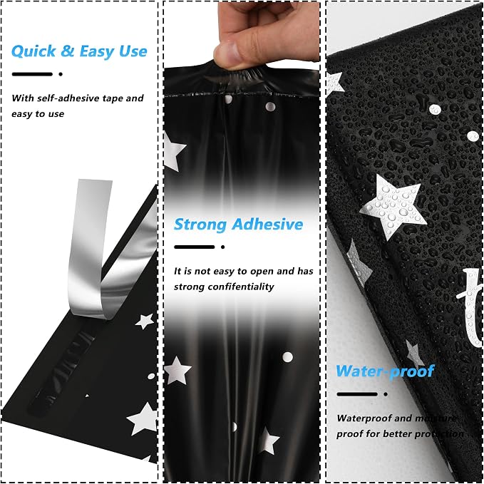Thank You Poly Mailer 10x13 Inch 100 Pcs, Waterproof and Tear-Resistant - Image 3