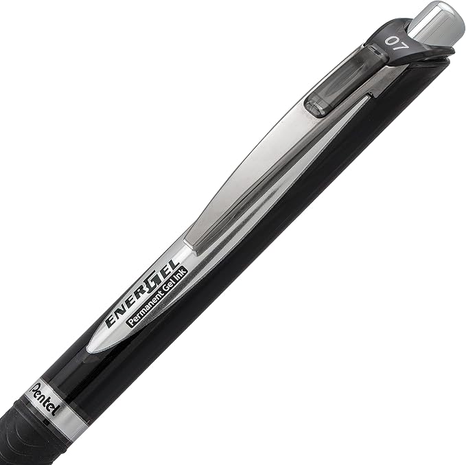 Pentel EnerGel PRO Permanent Gel Pen, Medium Line, Archival and Water-Proof - Image 3