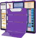 Nursing Clipboard Foldable, 4-Layers Aluminum, Pocket Size, Pen Clip, Gift by WelcomeToNECEG