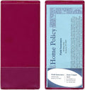 StoreSMART® - Metallic Maroon Plastic Policy/Lotto Ticket Holders - 500-Pack - by StoreSMART