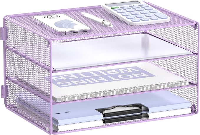 DALTACK 3 Tier Letter Tray Paper Organizer by DALTACK