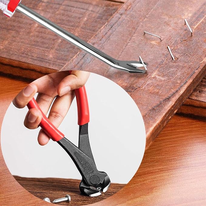 2PCS Upholstery Staple Remover Tool，Heavy Duty Staple Puller Kit - Image 5