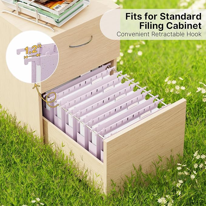 XINGIA Hanging File Folders Letter Size, Heavy Duty 1" Expanding Hanging File - Image 3