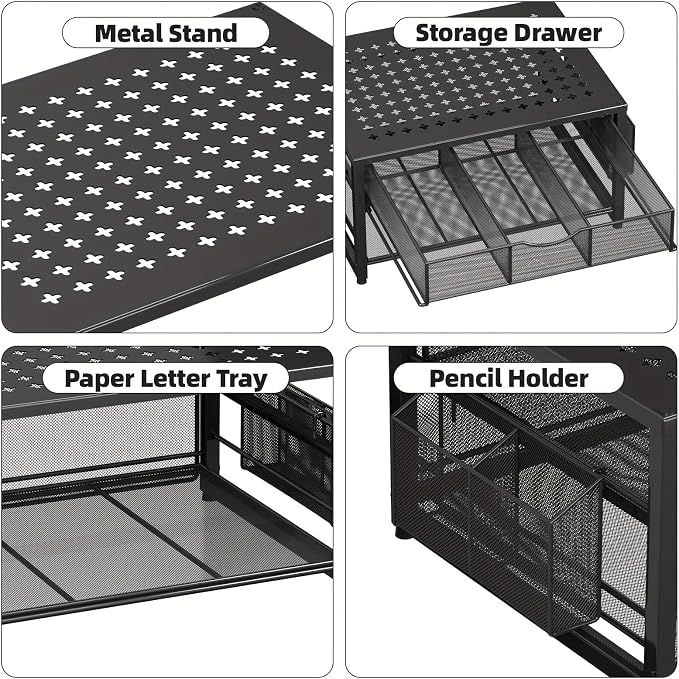 Heavy-Duty Metal Printer Stand - Image 6