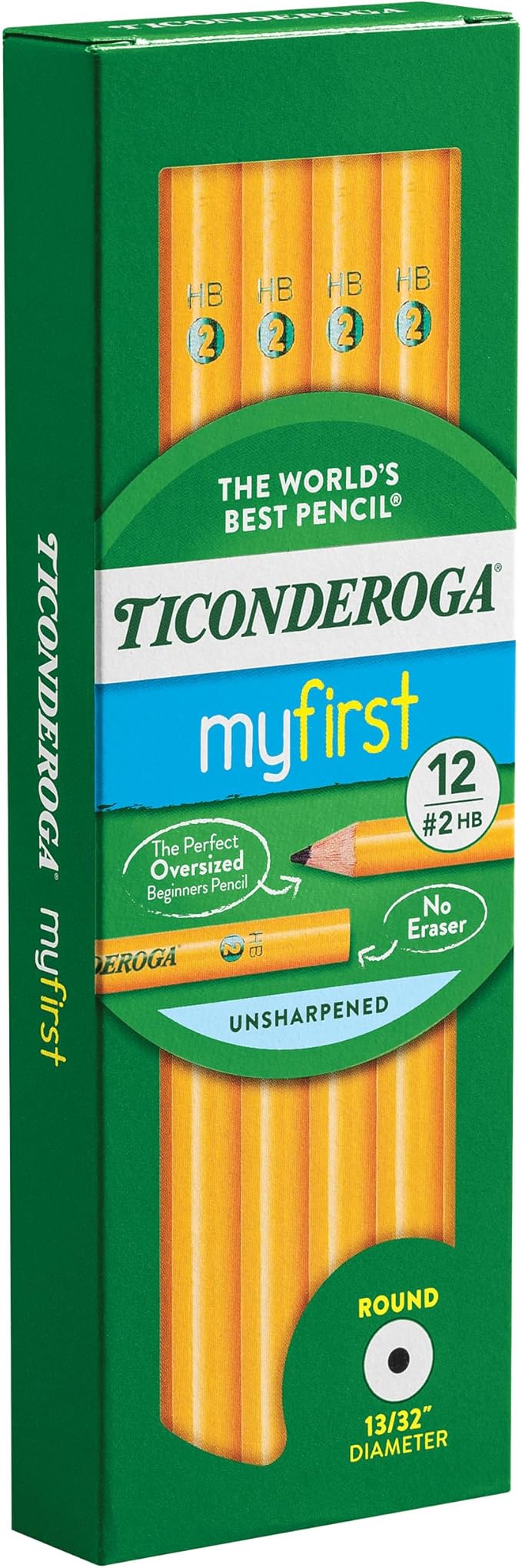 Ticonderoga Beginner Wood-Cased Pencils, 2 HB Soft - Image 5