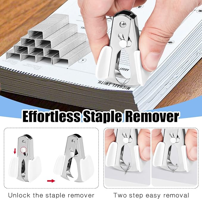 Stapler 25 Sheet Capacity with 1000 Staples and Staple Remover - Image 7