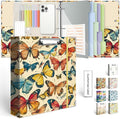 3 Ring Binder 2 Inch for 8.5"x11" Paper, Three Ring Binders by KLLVE