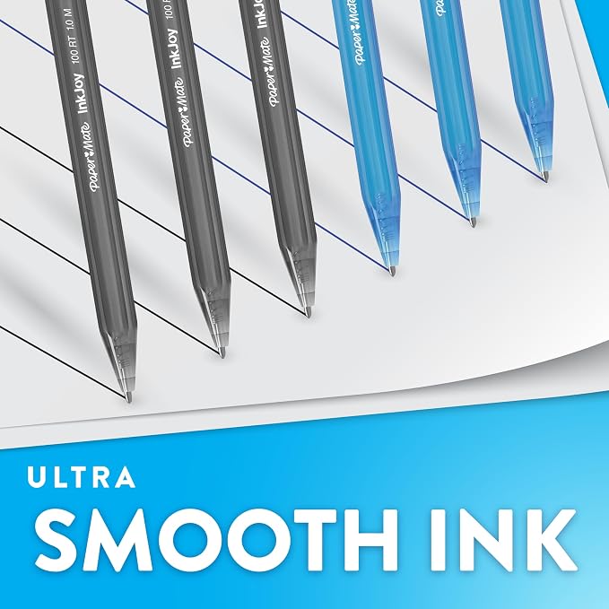 Paper Mate InkJoy 100RT Ballpoint Pens, Medium Point, Note-Taking - Image 3
