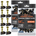 BEST CONNECTIONS Coaxial Cable Clips by BESTCONNECTIONS