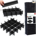 40Pcs Drawer Dividers, Adjustable Drawer Organizer by Flytianmy
