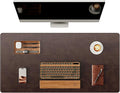 YSAGi Genuine Leather Desk Mat, 31.5"x15.8" Office Desk Pad, Thick Premium by YSAGi