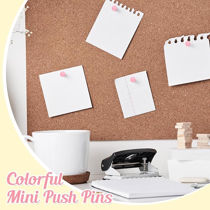 Outus 60 Pcs Giant Push Pins Jumbo Tacks 1/1.8inch Plastic Head - Image 3