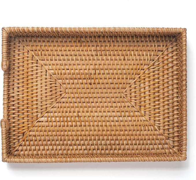 Rattan Letter Tray, Wicker Desk Tray, Woven Desk Organizer, A4 Paper, Magazine - Image 4