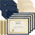 Fainne 100 Sets Certificate Paper Kit Single Sided Awards Holder by Fainne