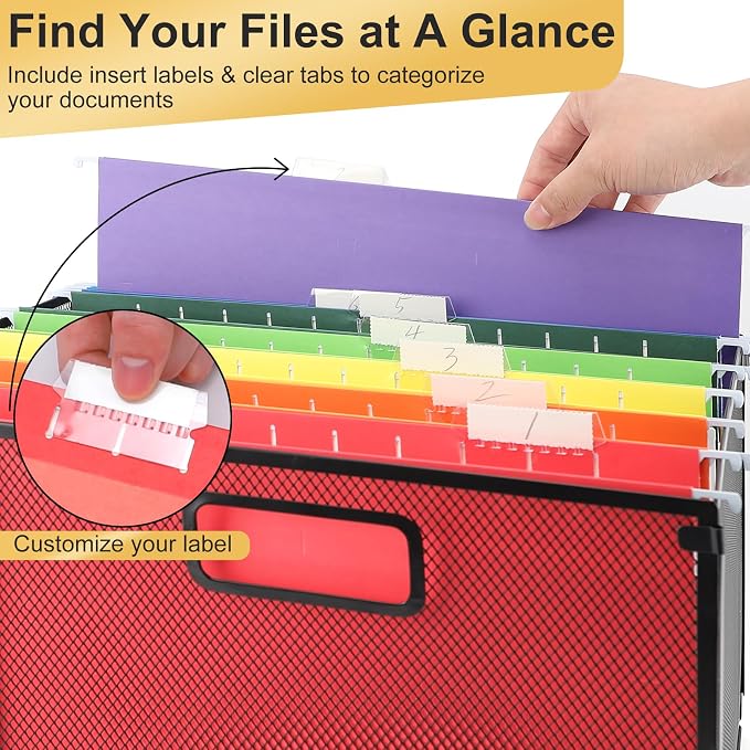 Hanging File Folders Legal Size, 50 Pack File Folders - Image 5