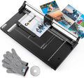 CGOLDENWALL A4 Rotary Paper Trimmer, 12 Sheets, w/Extra Blade & Gloves by CGOLDENWALL