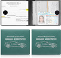 UYYE Car Registration and Insurance Card Holder, Vehicle Glove Box Car Organizer by UYYE