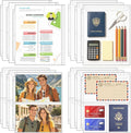 12PCS Letter Size Binder Pockets, 3-Hole Loose Leaf Insert Bag | by Unknown