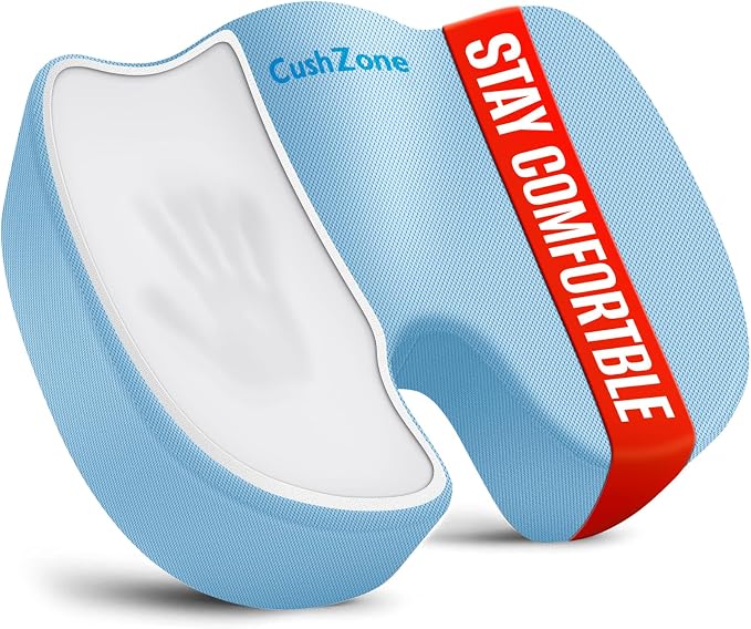 CushZone Seat Cushion, Office Chair Cushions, Car Seat Cushion, Non-Slip by CushZone