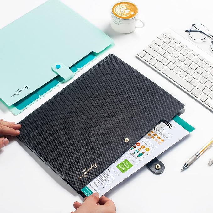 Sooez Accordion File Organizer, Letter Size Expanding File Folder - Image 6