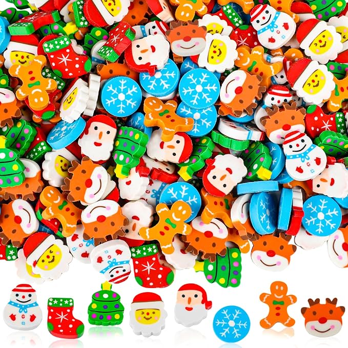 FOIMAS 192pcs Christmas Erasers by FOIMAS