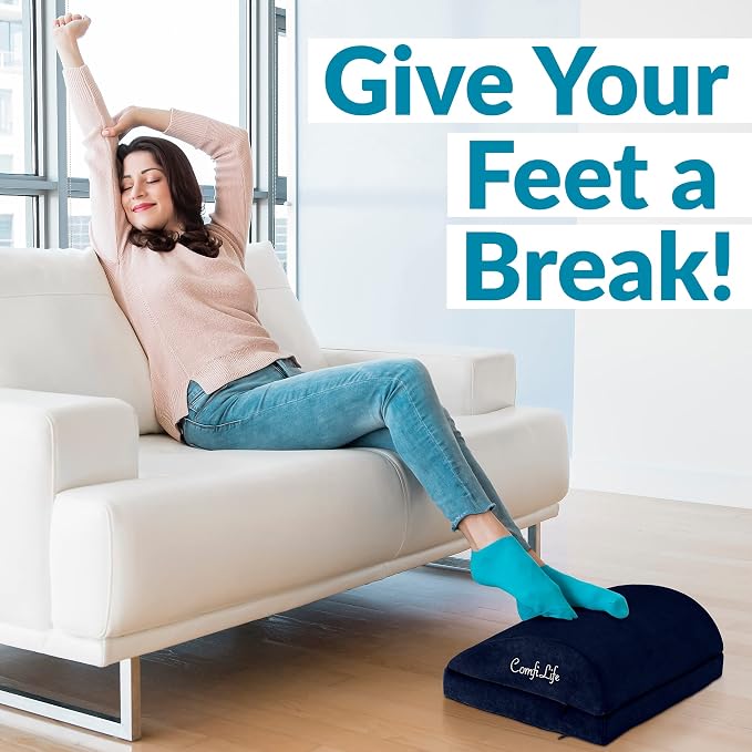 ComfiLife Foot Rest for Under Desk at Work – Adjustable Desk FootRest for - Image 6