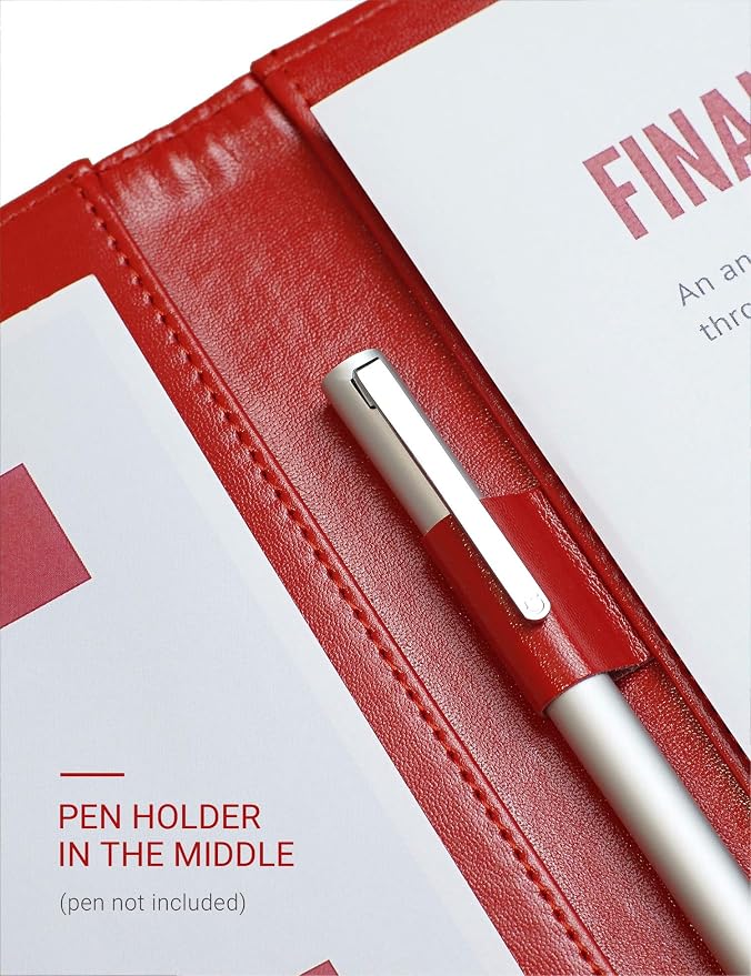 Mymazn Padfolio Clipboard Folder Portfolio, Faux Leather Storage Clipboard - Image 6