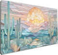 Desk Mat Gaming Abstract Ocean Desk Pad Large Mouse and Keyboard Pad, Faux by Mechanical+Cattle