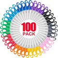 Toidgy 100 Pack Kids Scissors, 5 Inch Scissors Bulk by Toidgy