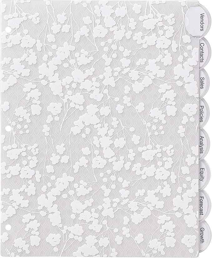 Avery Insertable Style Edge Plastic Dividers - Image 3