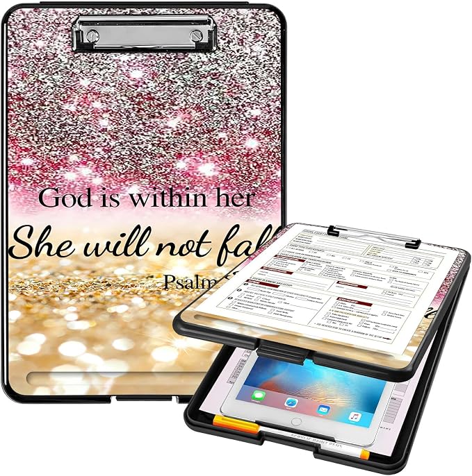 A4 Clipboards, Heavy Duty Waterproof Nursing Plastic Folder Clipboard by Unknown