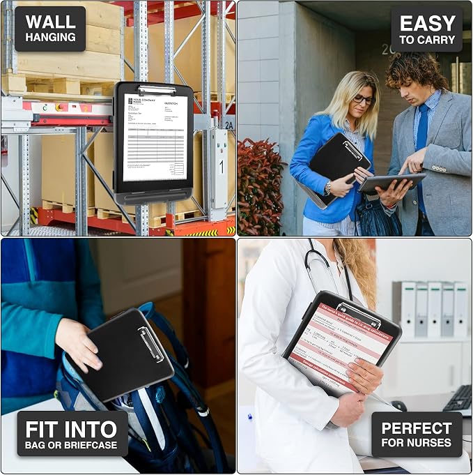 Sooez Clipboards with Storage, High Capacity Clip Boards 8.5x11 with Storage - Image 6